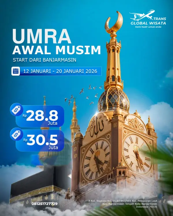 PAKET UMROH TRANS GLOBAL WISATA SAMPLE 2