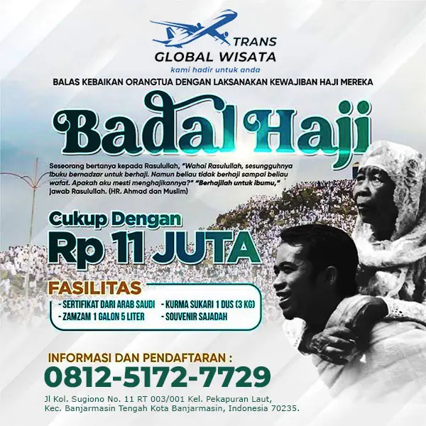 paket badal haji trans global wisata - sample